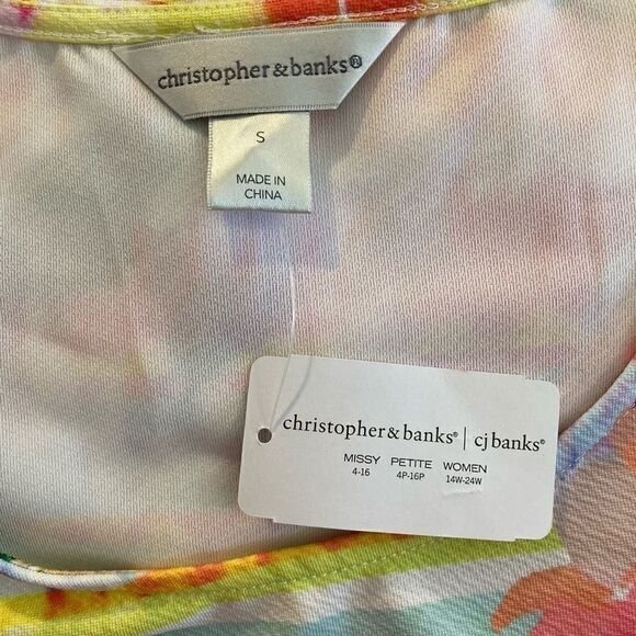 NWT CHRISTOPHER & BANKS sleeveless top - Picture 5 of 7